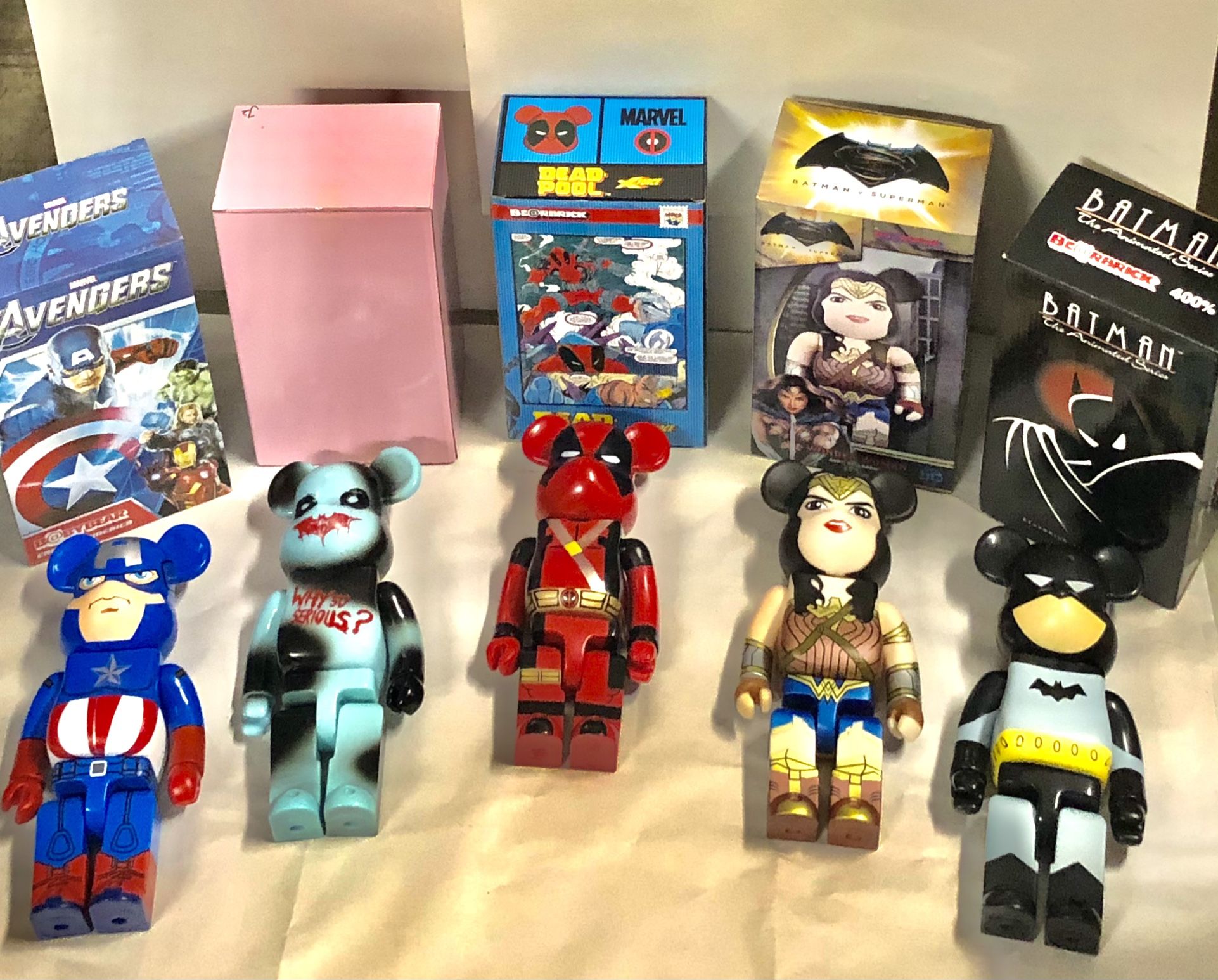 Be@rbrick 400 Marvel vs. DC Universe Set