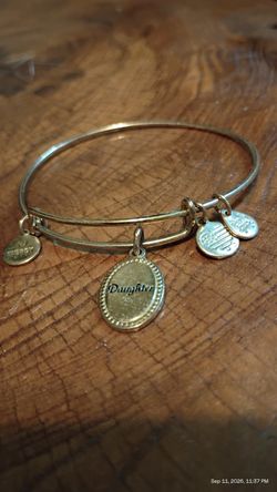Alex And Ani Because I Love You Daughter Bangle Bracelet