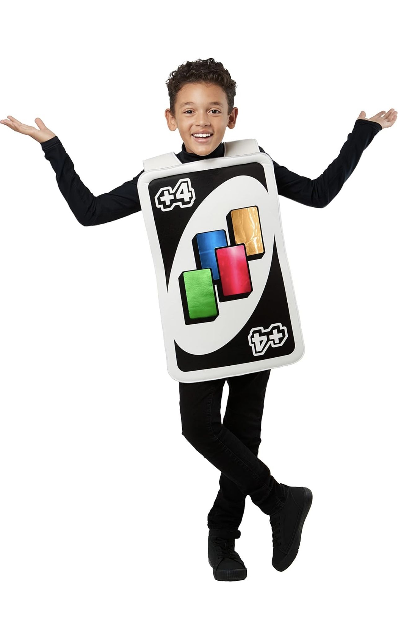 Uno Draw 4 Cards Game Halloween 🎃 Costume For Boys Or Girl Ages 6+ . Pick Up Only In Torrance