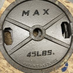 Max 45pounds Weights 