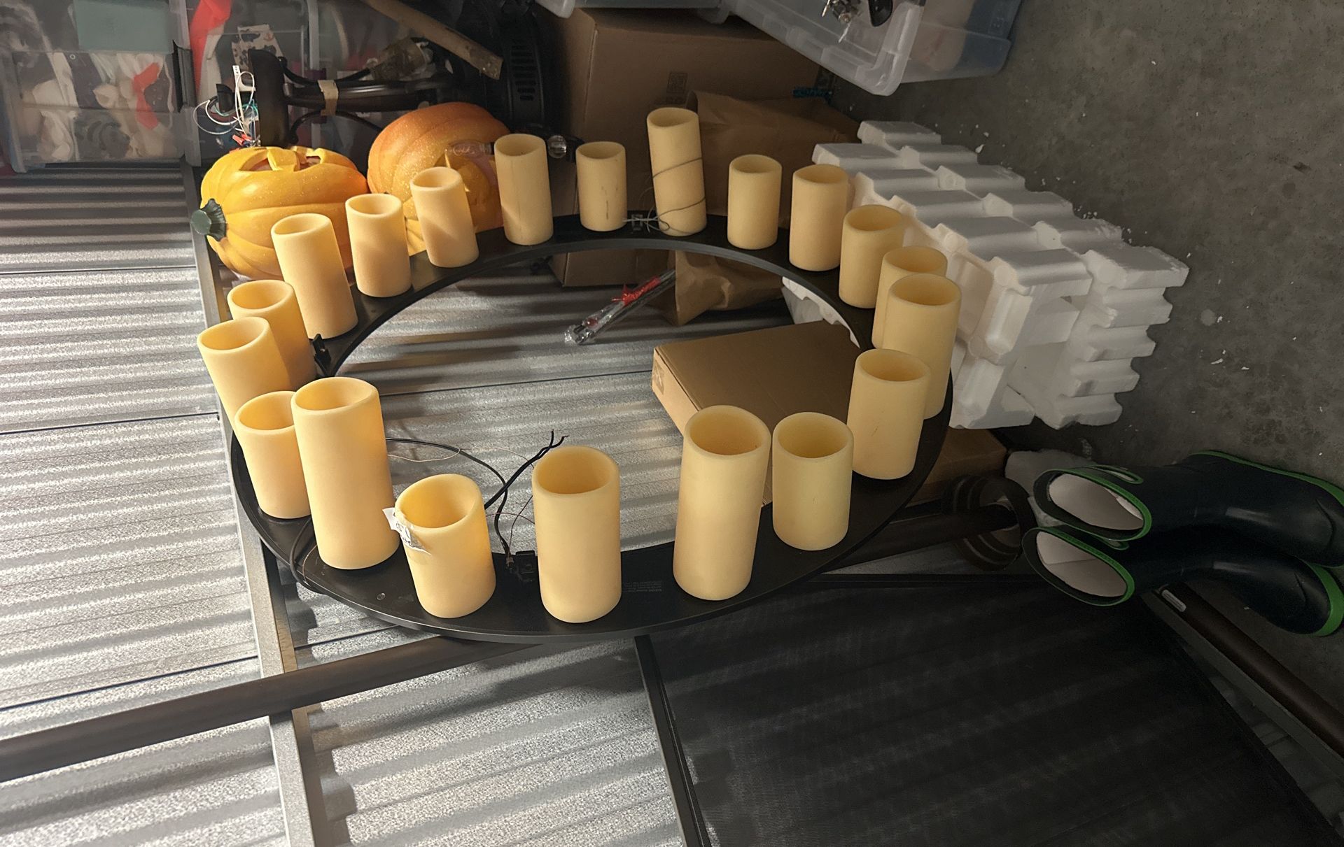 Restoration Hardware candle chandelier, Candle Abra