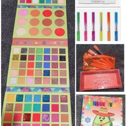 PALETTE, BRUSHES, EYELINERS EVERYTHING FOR $50
