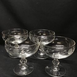 Vintage Heritage Crystal Princess House France Sherbert Glass