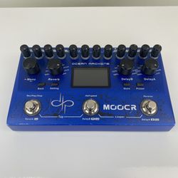 Mooer Ocean Machine Guitar Effects Dual Delay Reverb & Looper NEW