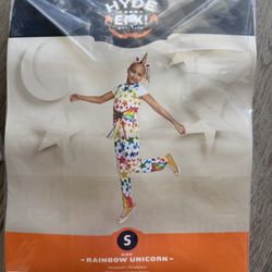 Rainbow Unicorn Costume Size 6-7