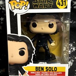 Ben Solo POP Figure #431 Funko Star Wars The Rise Of Skywalker Kylo Ren MIB