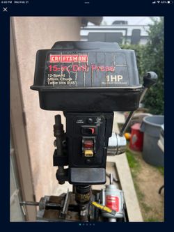 15” Drill Press With Tapping Attachments 