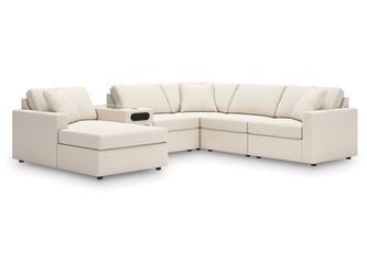 Modmax Oyster 6-Piece Sectional with Audio System and Chaise (Online Special Price)