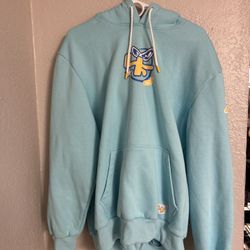 Little Fella Cold Ones Sweatshirt Funny Character Hoodie Large