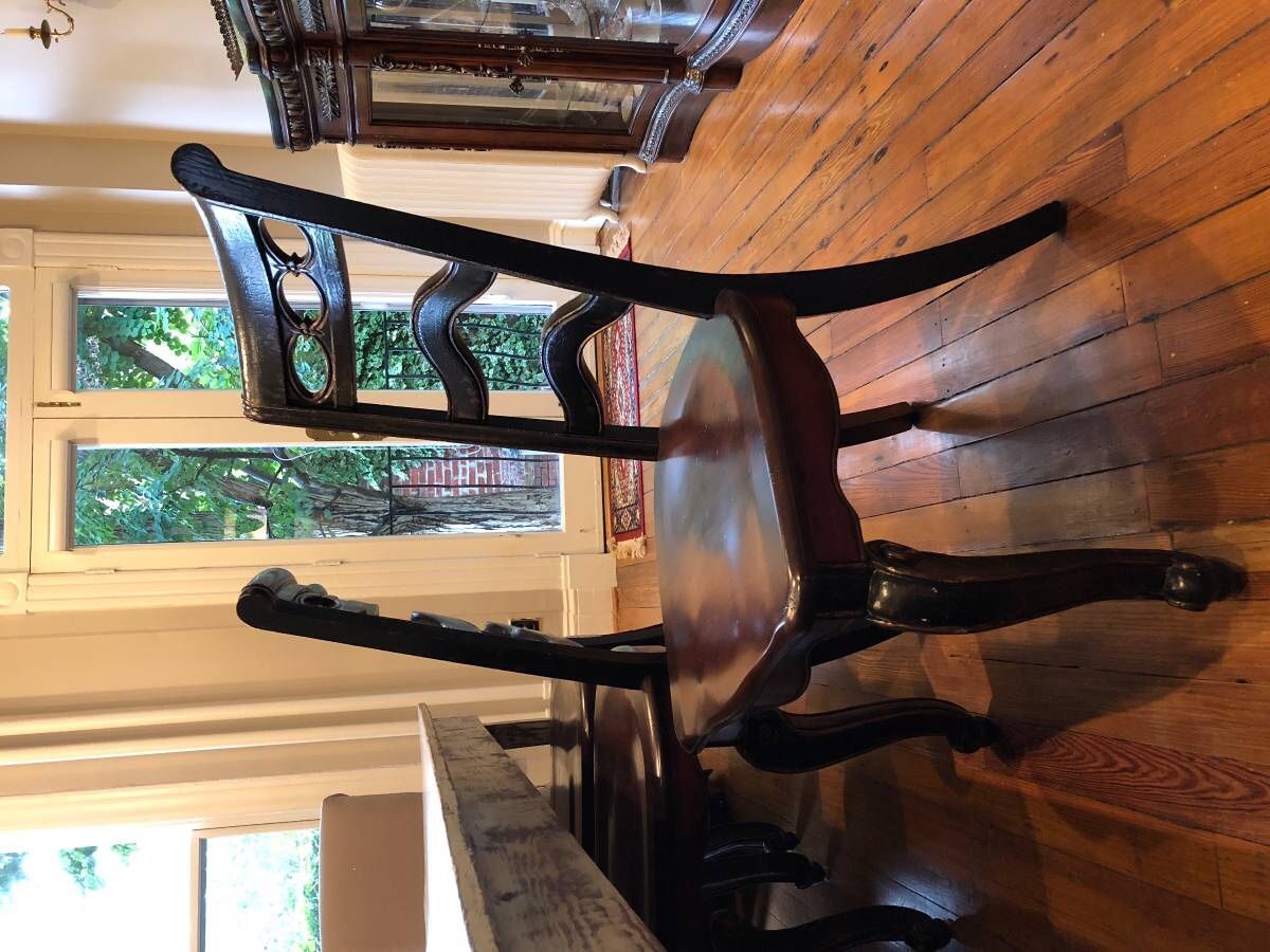 6 Haverty’s beaujolais black dining chairs for Sale in Washington, DC