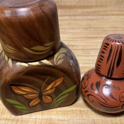 Ceramic Hand painted 7 Inches And 5.5 Inches 