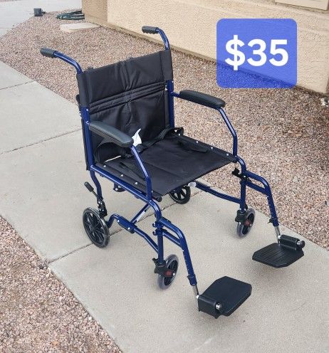 New Carex Lightweight Transport Wheel Chair
