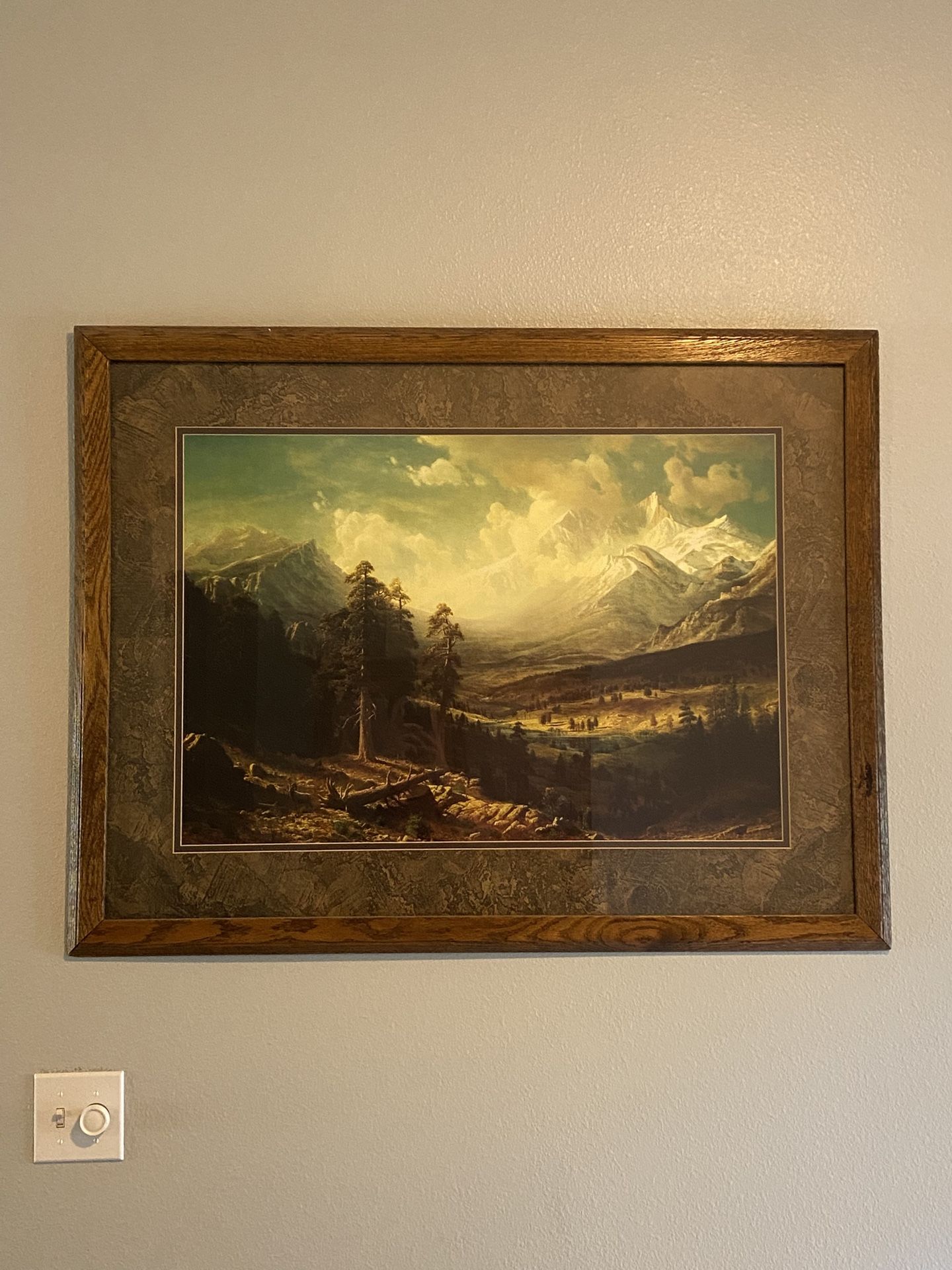 Landscape Painting With Frame 42x32