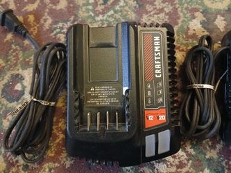 2 Craftsman Chargers