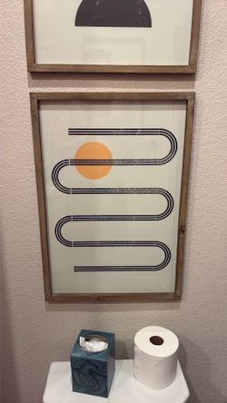 Wall Art painting Southwest Moom Sun