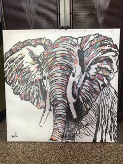 Elephant Print Artwork
