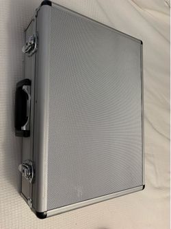 Super cool aluminum case to carry your millions of dollars