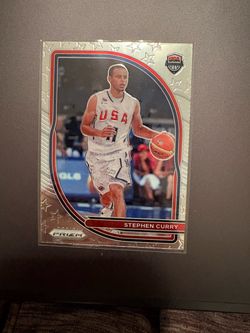 Stephen Curry Panini Prizm USA #10 Card