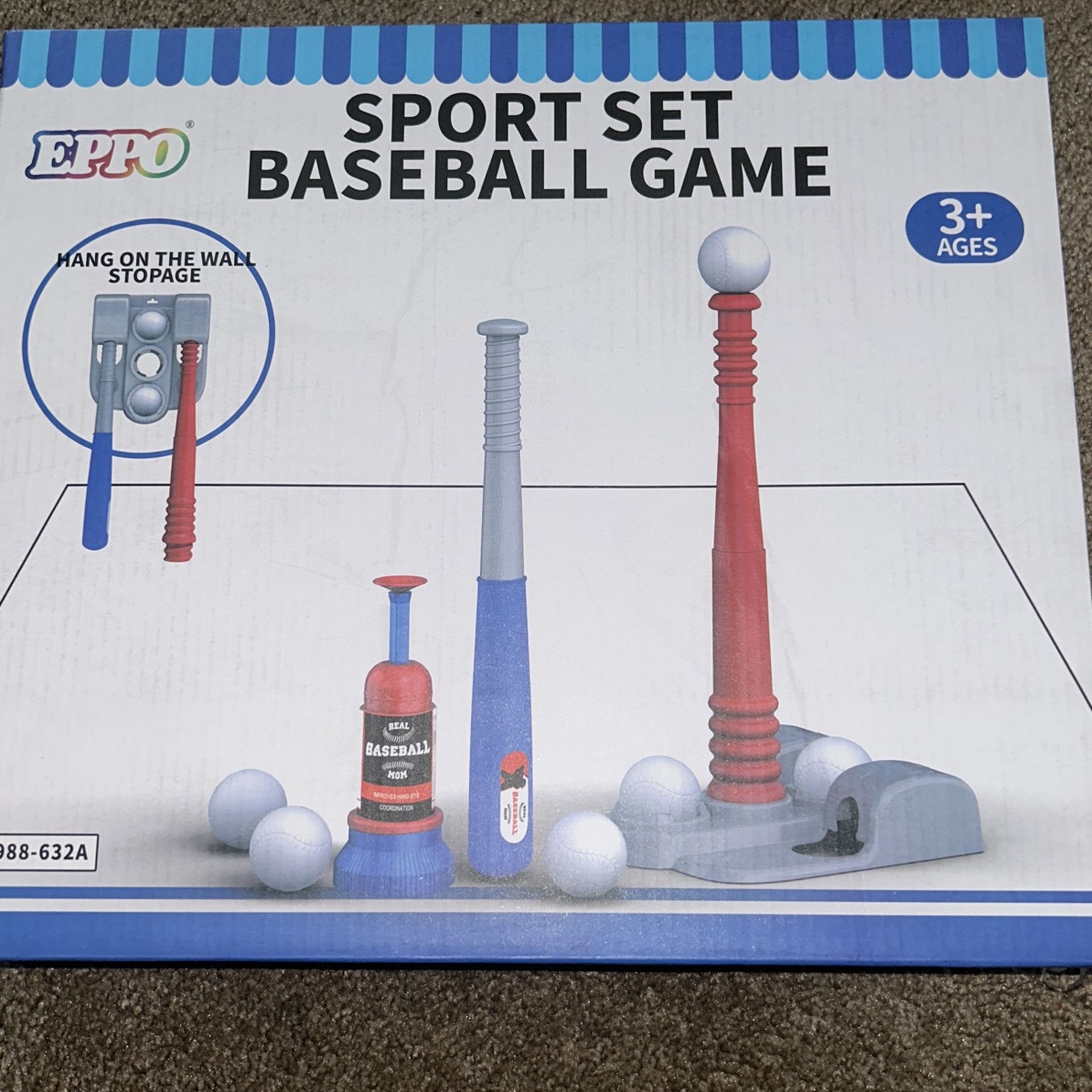 EPPO Sport Set Baseball Game ( Tee Ball Set)
