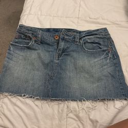 Denim Mini Skirt 
