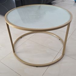 Glass Round Coffee Table