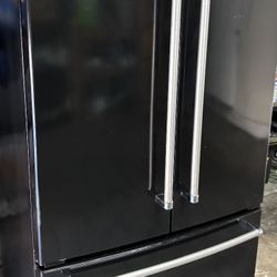 French door  Black Kitchen Aid 