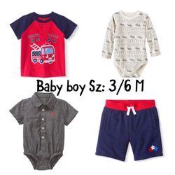 Final Sale NWT Baby Boy 3-6M 4pc Set