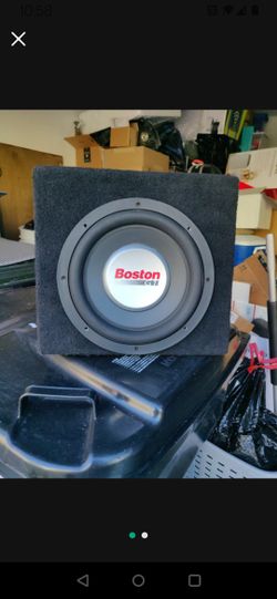 Boston Acoustics G1 10" Subwoofer With Truck Box