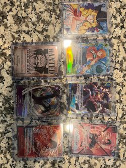 One piece card lot- OP12/15/16 has sp and wanted poster and more