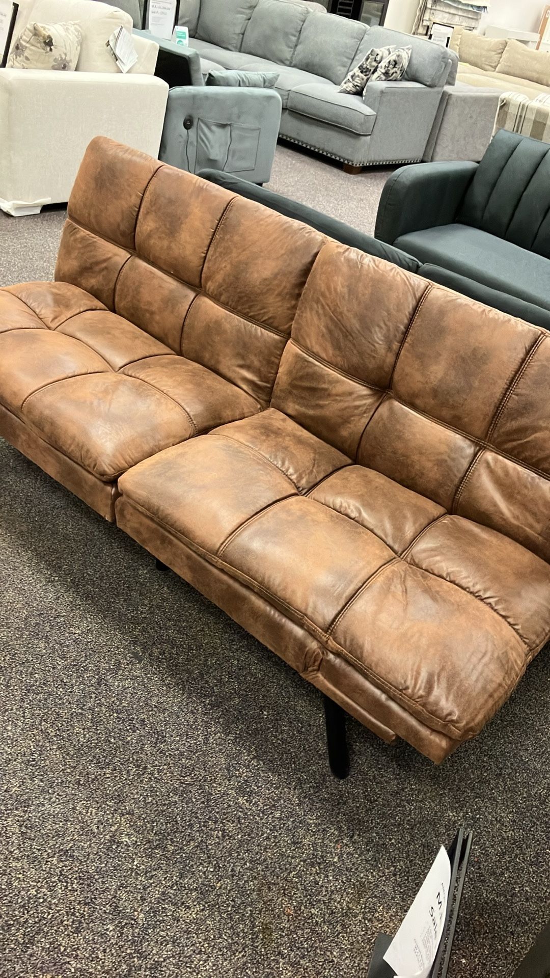 💥💥Red Flag Price💥 MUUEGM Couch Sofa Bed,71.3" Memory Foam Couches for Living Room, Futon Sofas