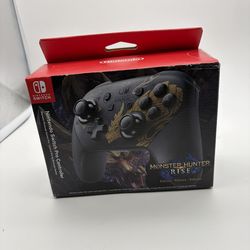 Nintendo Switch Pro Controller - Monster Hunter Rise Edition (SEALED)