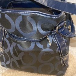 Blue Coach Bag