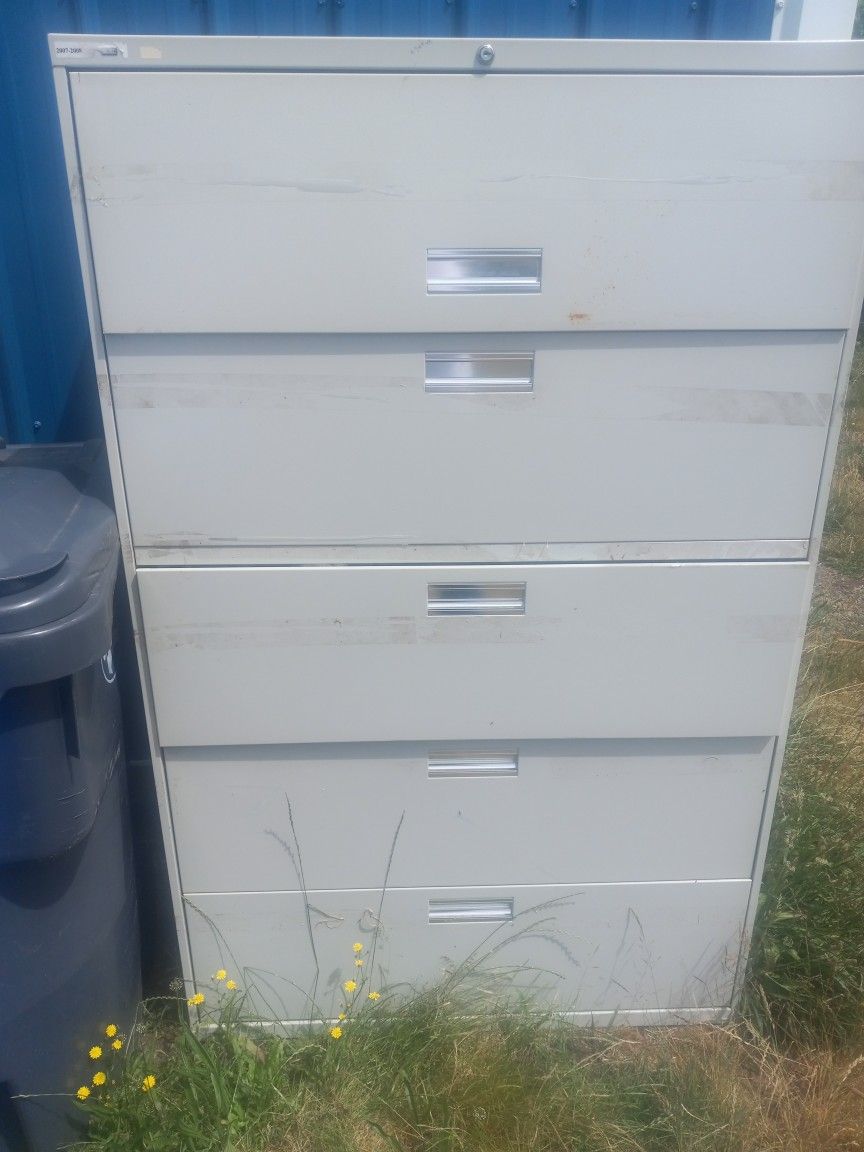 Large Office Style Filing Cabinet