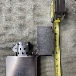 GIANT Zippo Style Metal Flip-Top Lighter (Not made by Zippo).