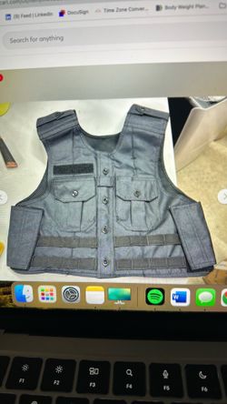 Tactical Uniform Style Enhanced Multi-Threat Vest Level IIIA+ Size XS-S Black