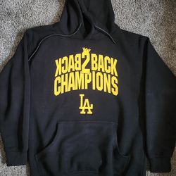 Dodgers Back2Back Champions Hoodie New S-5XL 2026
