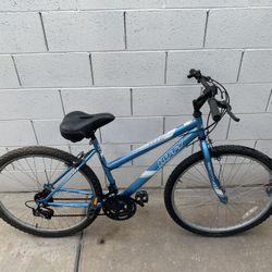 HUFFY Bike Bicycle 26inch Wheels- New Inner Tubes- 15 Speeds- Gears And Brakes Work- Ready To Ride 