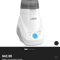 Dr. Brown's Deluxe Baby Bottle Warmer & Sterilizer - White