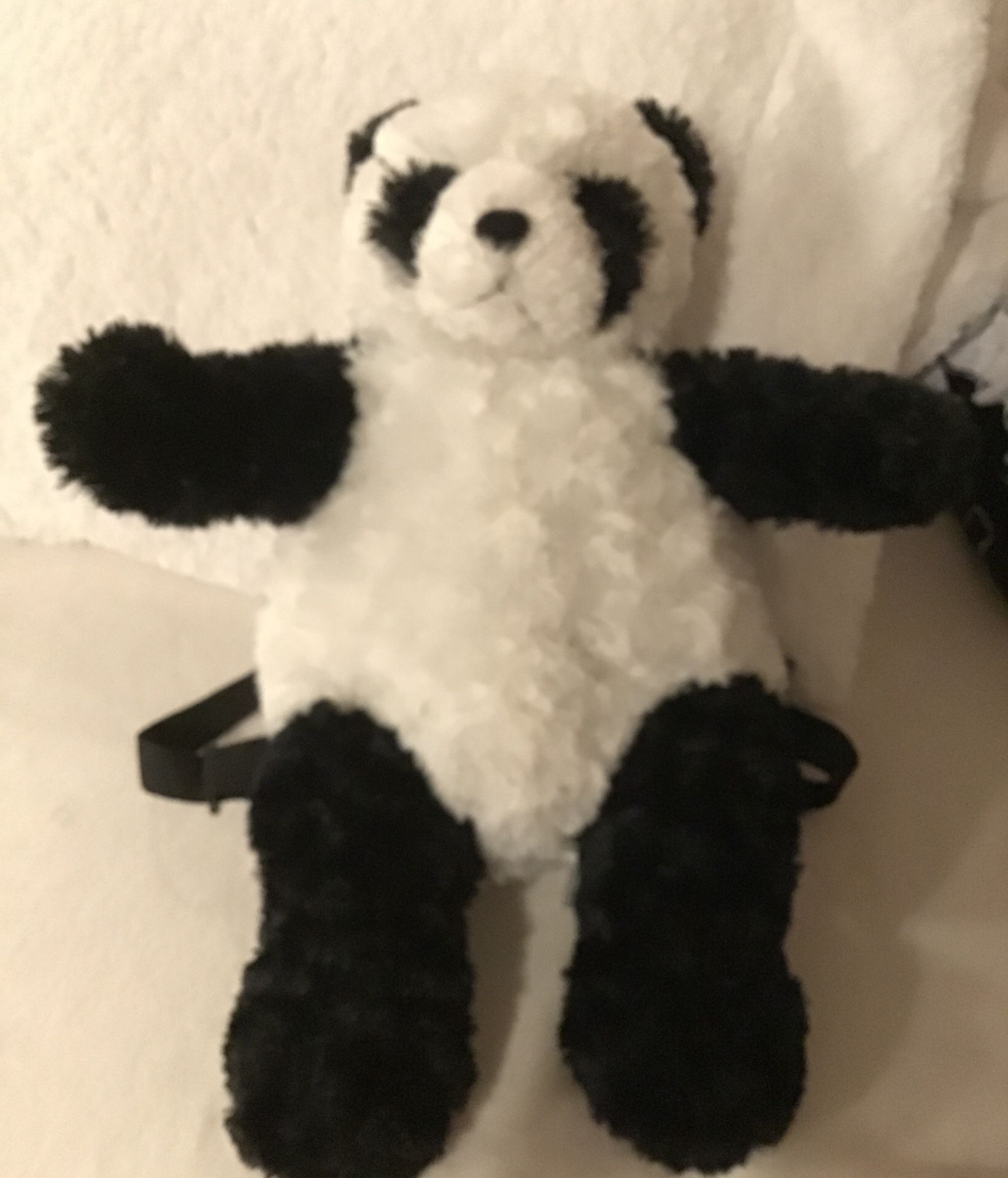Panda stuffed animal backpack from San Diego zoo