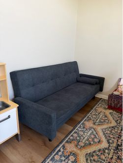 Blue futon (full bed)