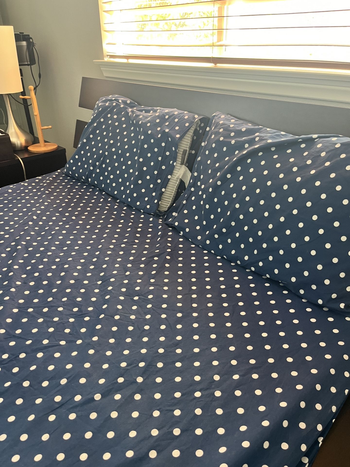 Ikea Bed Frame And Night Stand (Read Description)
