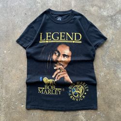 (S) 00s Bob Marley Legend Tee Modern Rap Tee