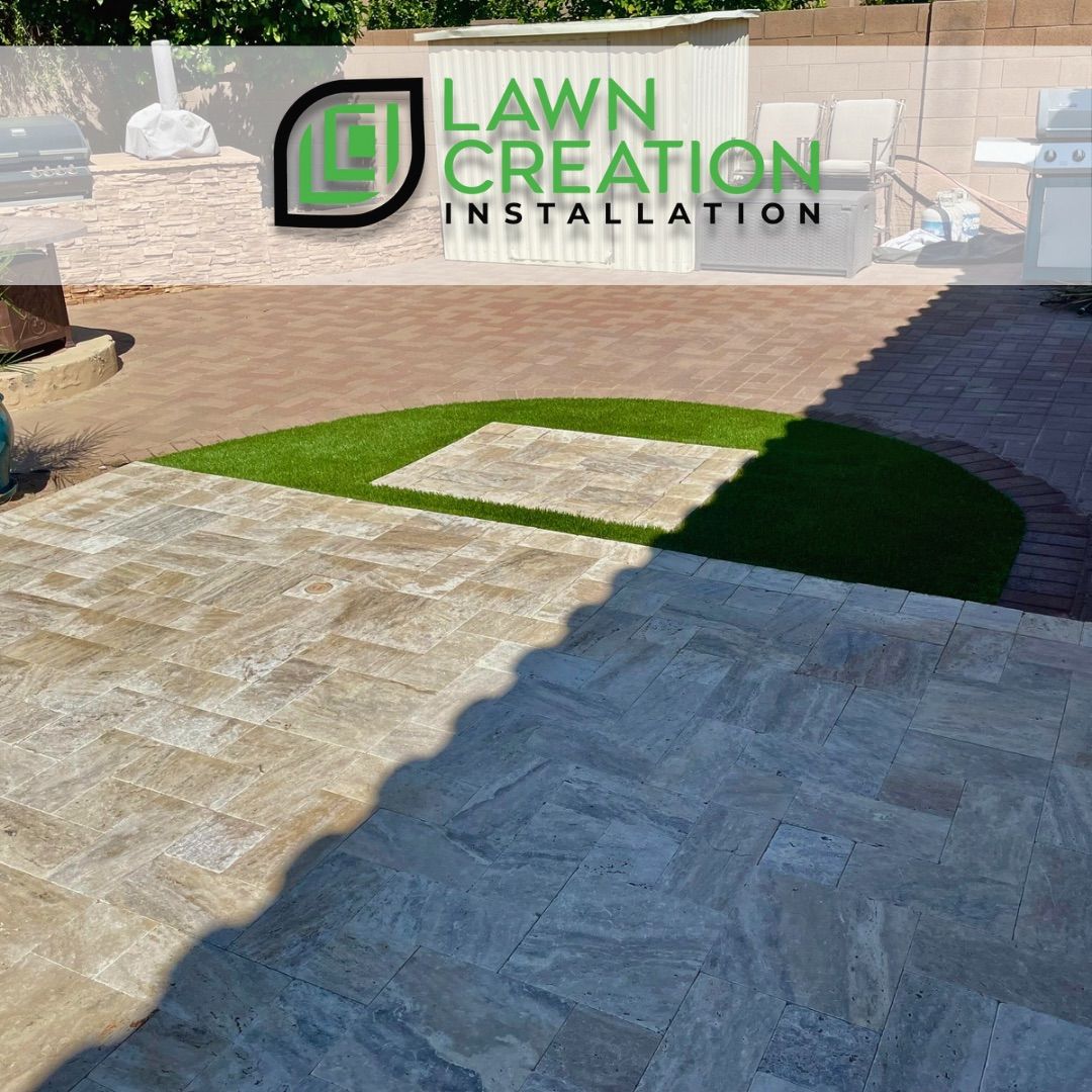 Pavers, Travertine, Artificial Turf, Putting Green & more!