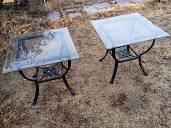 Glass Side Tables