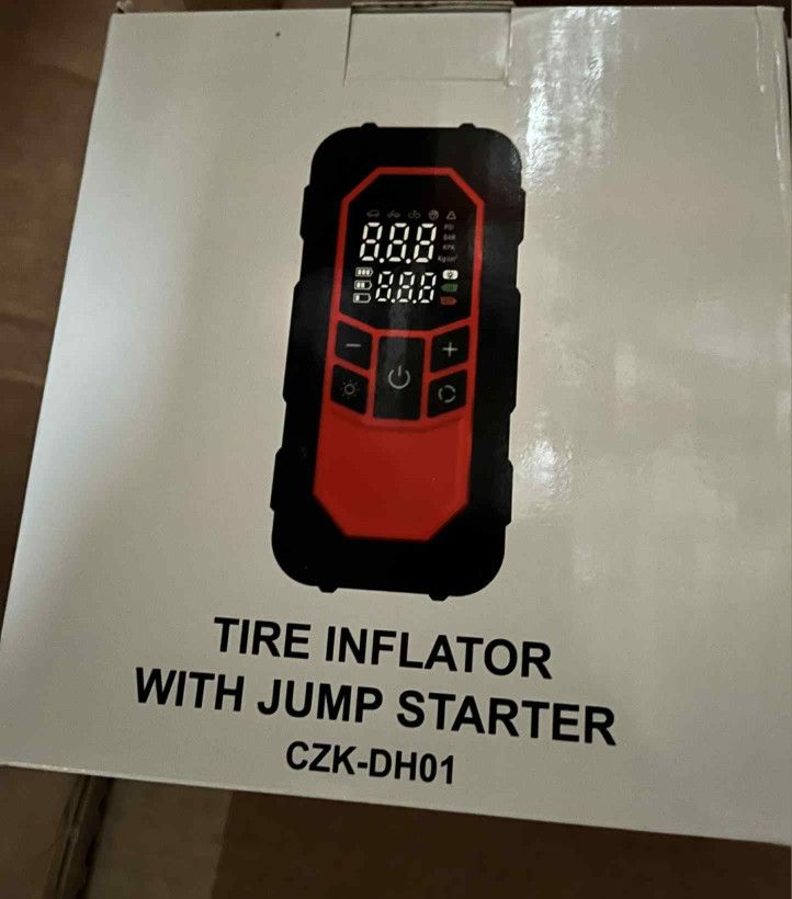 Jump Starter With Tire Inflator
