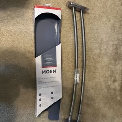 Moen Double Curve Shower Rod (Brush Nickel)