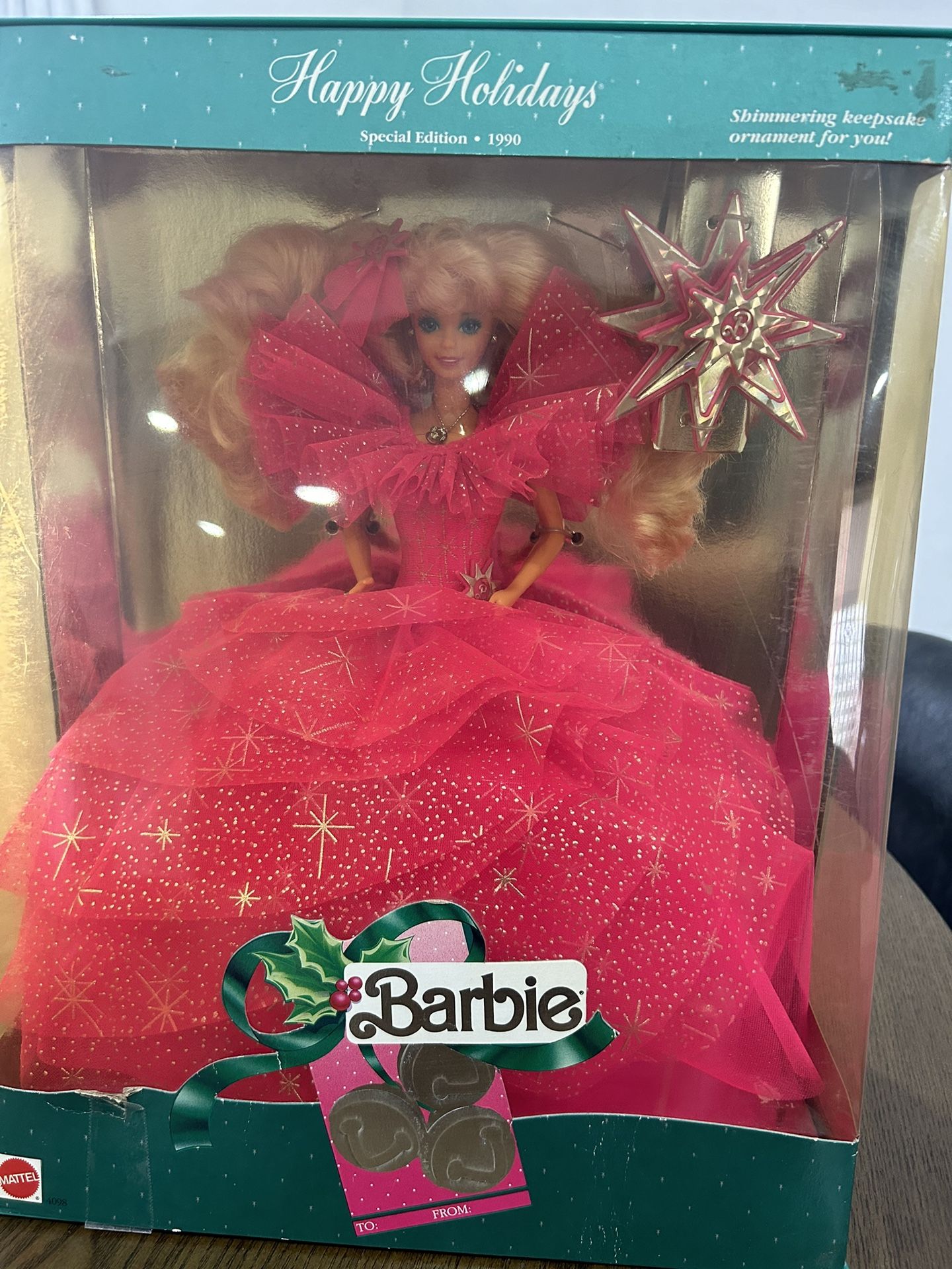 Mattel Happy Holidays 1991 and 1993 Special Edition Barbie Dolls
