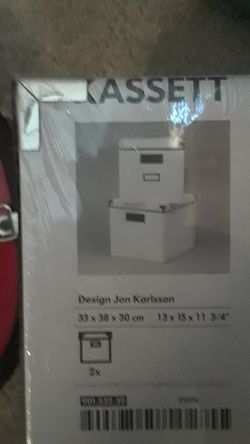 Ikea kasset box