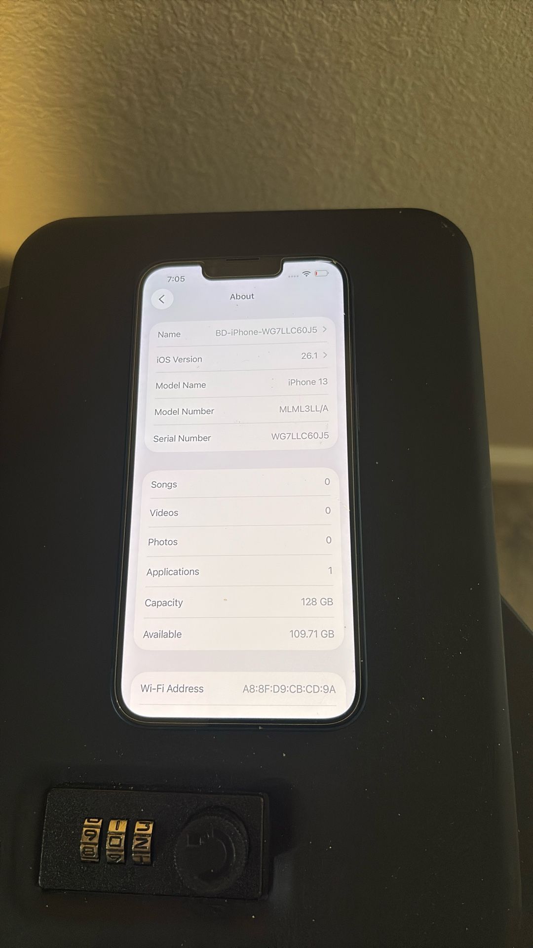 -~•> APPLE IPHONE 13 | 128 GB | MIDNIGHT | UNLOCKED