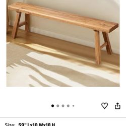 Wood Bench. Brand New